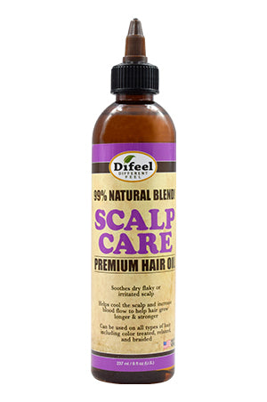 DIFEEL 99% Natural Scalp Care Premium Hair Oil (8oz), Sareya Beauty